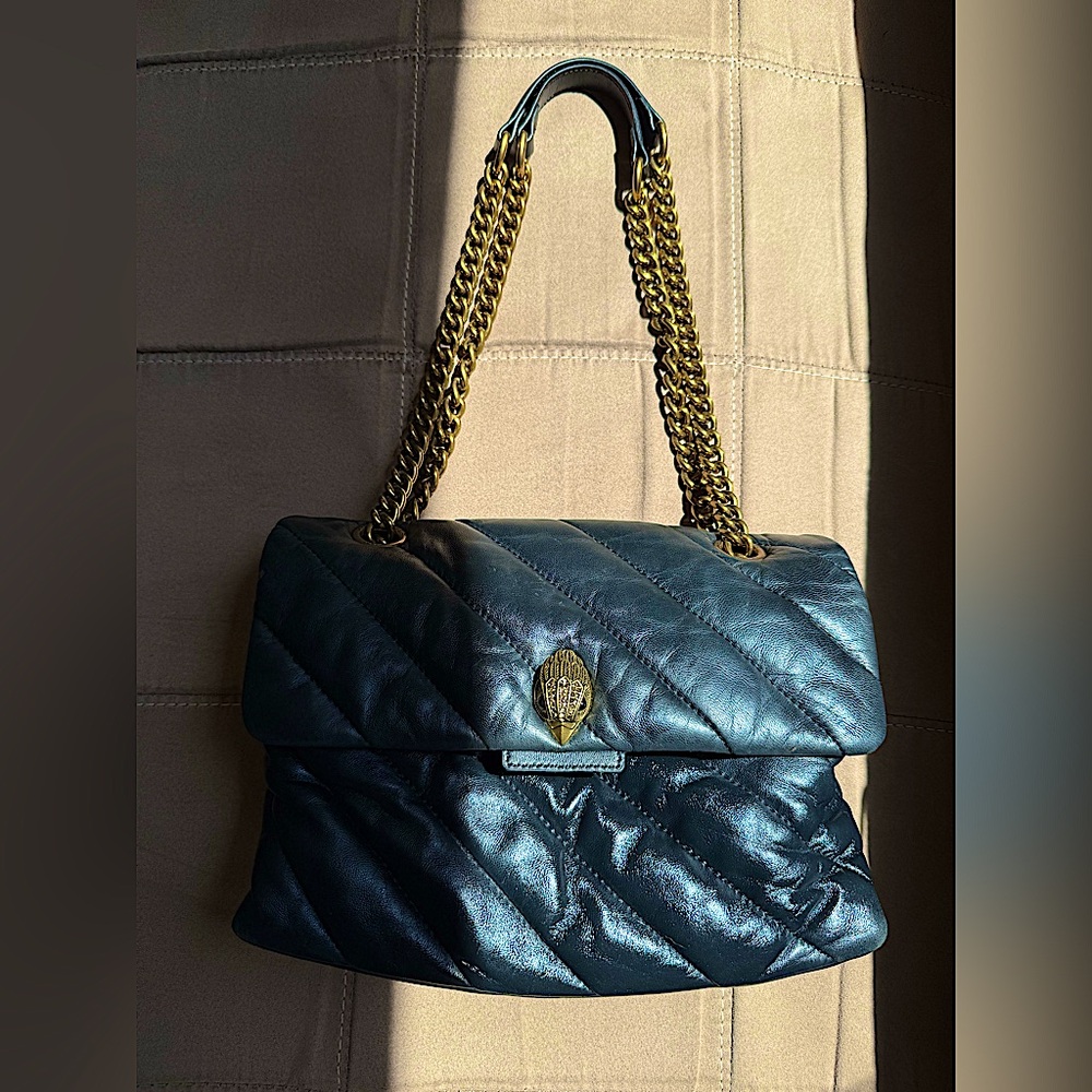 KURT GEIGER ‘THE KENSINGTON’ Elegant Black Quilted Women's Bag